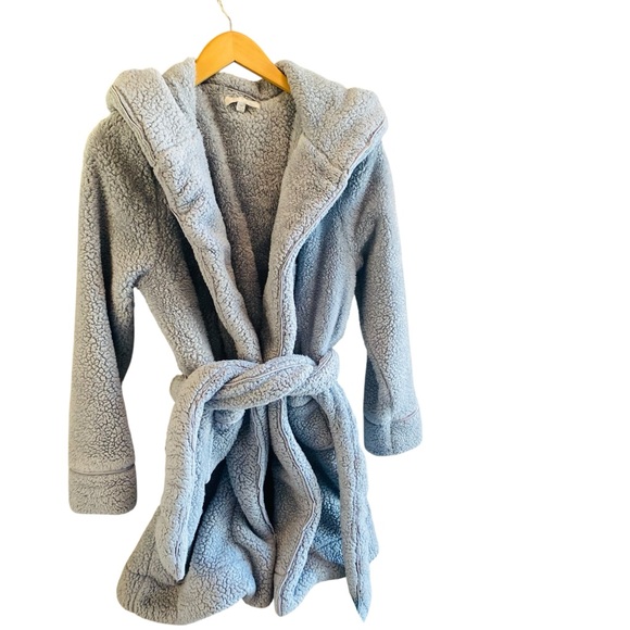 Anthropologie Eri & Ali Prudence Hooded Sherpa Robe, Size XS - Picture 5 of 13
